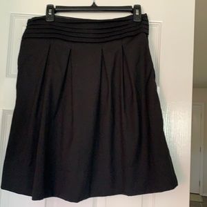 EUC Zara basic black pleated skirt size m